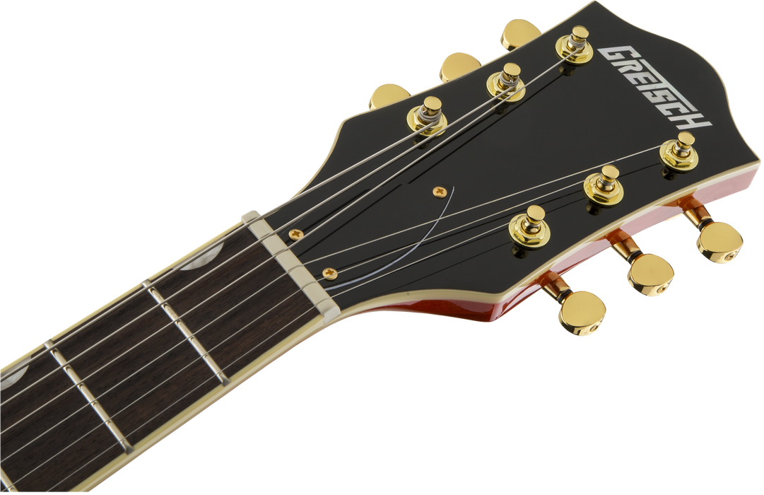Gretsch G5655TG Electromatic® Center Block Jr. Single-Cut with Bigsby® and Gold Hardware, Laurel Fingerboard, Orange Stain - Guitar Warehouse