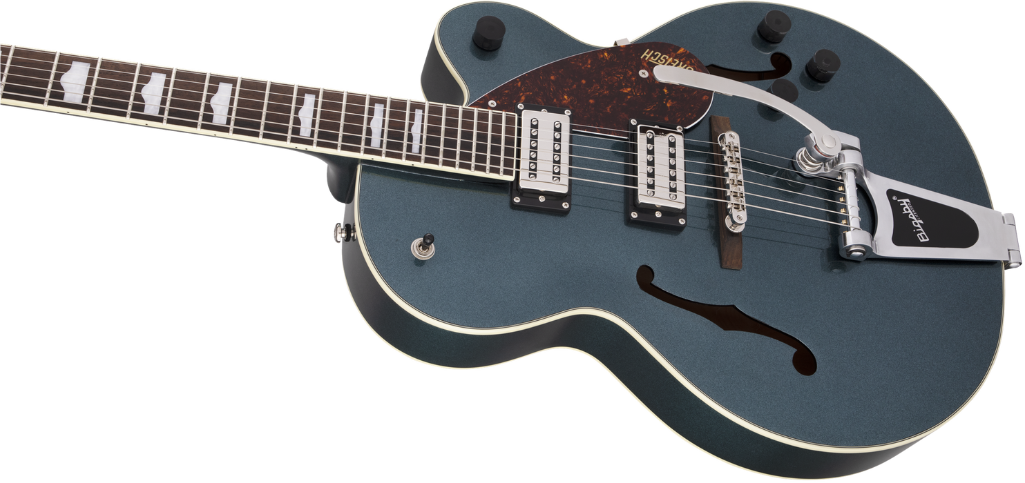 Gretsch G2420T Streamliner™ Hollow Body with Bigsby®, Broad'Tron™ BT-2S Pickups, Laurel Fingerboard, Gunmetal - Guitar Warehouse