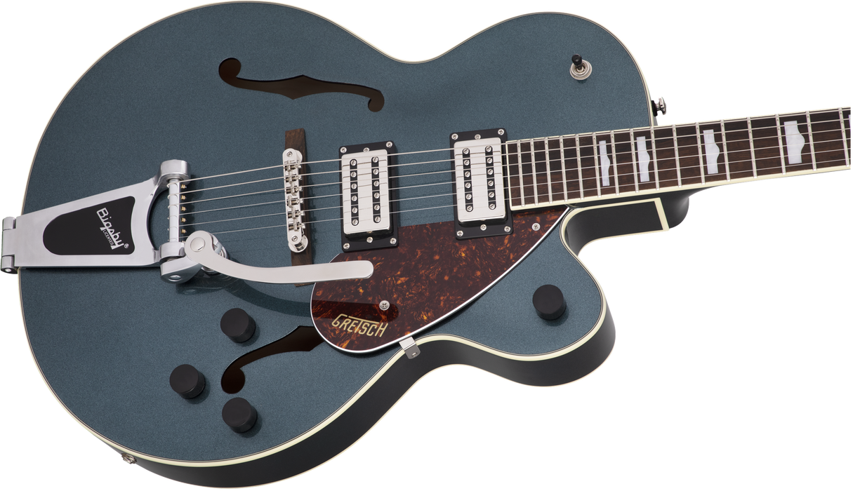 Gretsch G2420T Streamliner™ Hollow Body with Bigsby®, Broad'Tron™ BT-2S Pickups, Laurel Fingerboard, Gunmetal - Guitar Warehouse