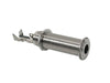 Switchcraft Barrel Jack 3 Pole Made in USA Nickel - Guitar Warehouse