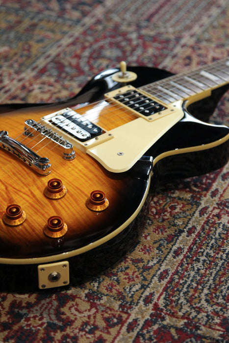 2003 Epiphone Les Paul Standard w/Upgrades - Tobacco Sunburst - Guitar Warehouse