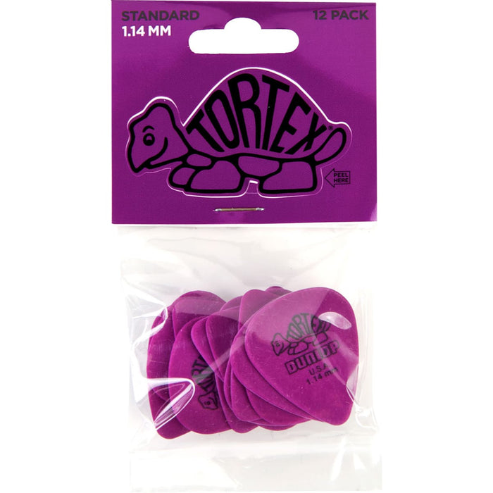 Dunlop Players Pick 12 Pack - Tortex Standard 1.14MM - Guitar Warehouse