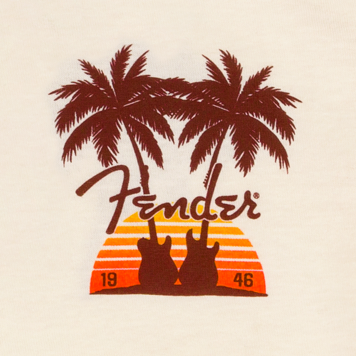 Fender® Twin Palms Unisex T-Shirt - Guitar Warehouse