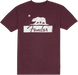 Fender® Burgandy Bear Unisex T-Shirt - Guitar Warehouse