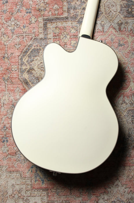 Gretsch G5410T Rat Rod Hollow Body - Matte Vintage White -  Pre-Owned - Guitar Warehouse