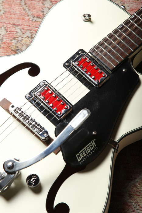 Gretsch G5410T Rat Rod Hollow Body - Matte Vintage White -  Pre-Owned - Guitar Warehouse