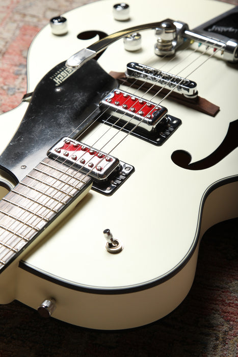 Gretsch G5410T Rat Rod Hollow Body - Matte Vintage White -  Pre-Owned - Guitar Warehouse