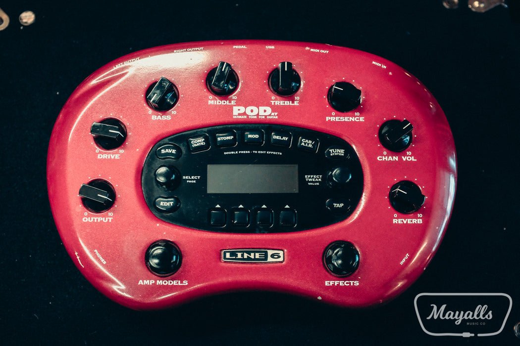Line 6 Pod XT Digital Guitar Effects Pedal - Guitar Warehouse