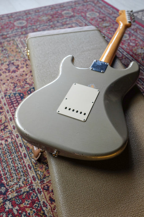 2002 Fender Custom Shop Stratocaster 1960 Relic Inca Silver - Guitar Warehouse