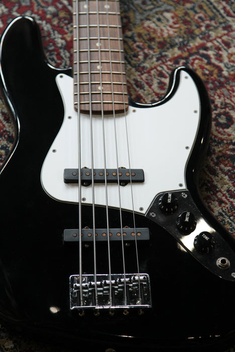 1998 Fender Jazz V Bass w/Hardcase | Rosewood - Black - Guitar Warehouse