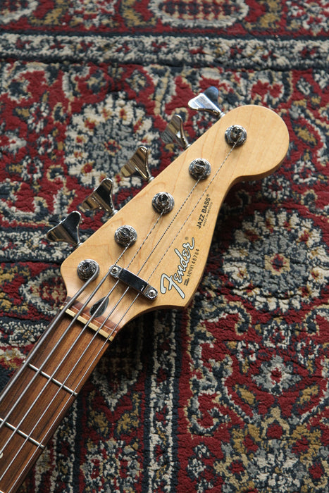 1998 Fender Jazz V Bass w/Hardcase | Rosewood - Black - Guitar Warehouse