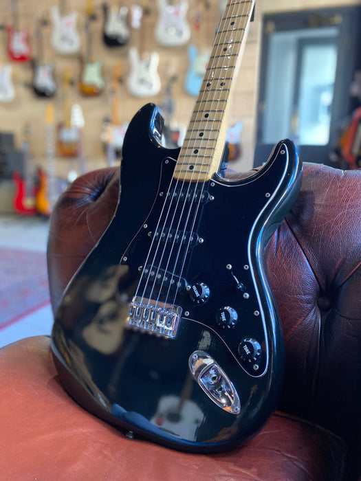 1979 Fender Stratocaster USA Hard Tail Black w/Maple Neck! All Original Parts/Tags | One Owner! - Guitar Warehouse