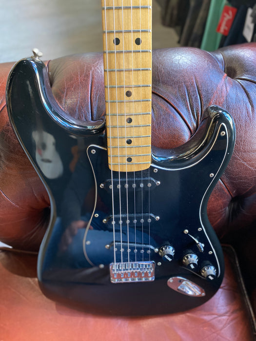 1979 Fender Stratocaster USA Hard Tail Black w/Maple Neck! All Original Parts/Tags | One Owner! - Guitar Warehouse