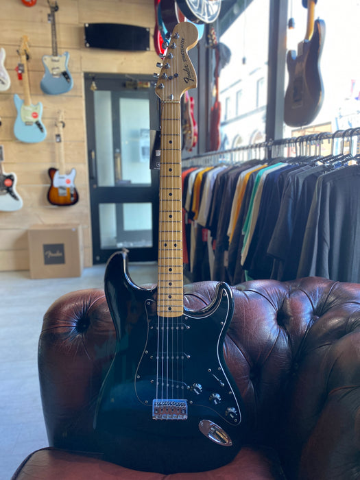 1979 Fender Stratocaster USA Hard Tail Black w/Maple Neck! All Original Parts/Tags | One Owner! - Guitar Warehouse