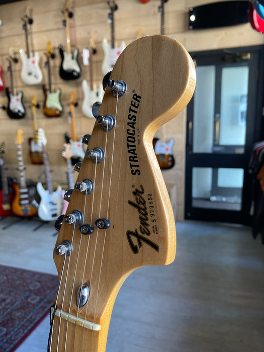 1979 Fender Stratocaster USA Hard Tail Black w/Maple Neck! All Original Parts/Tags | One Owner! - Guitar Warehouse