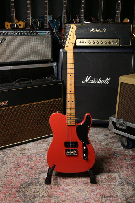 Fender Noventa Stratocaster®, Maple Fingerboard, Feista Red - Guitar Warehouse