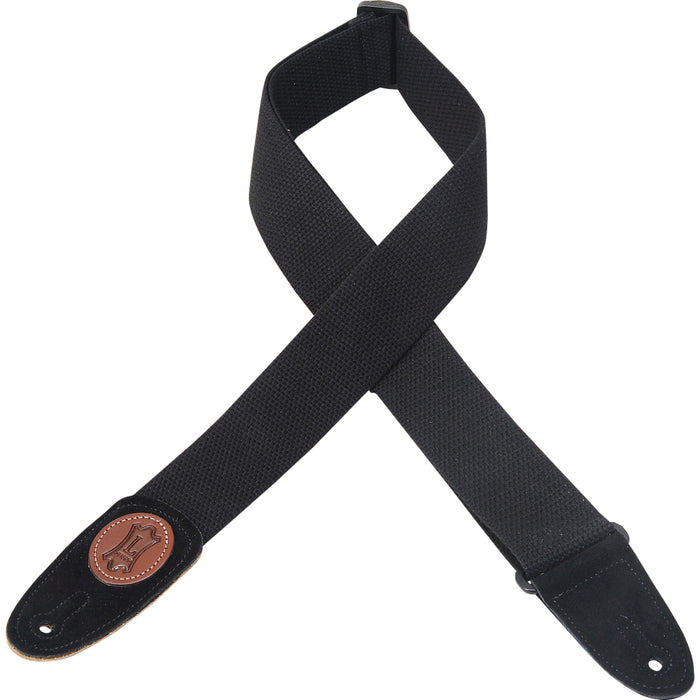 Levy's Guitar Strap - Black - Guitar Warehouse