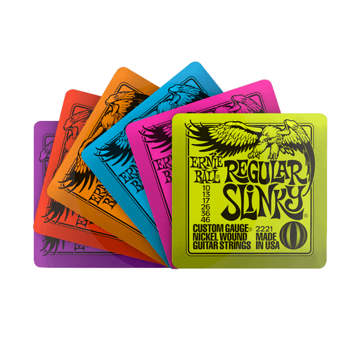 ERNIE BALL SLINKY COASTERS 6 PACK - Great Gift Idea! - Guitar Warehouse