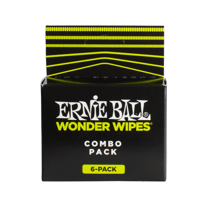 Ernie Ball Wonder Wipes 6-Pack - Guitar Warehouse