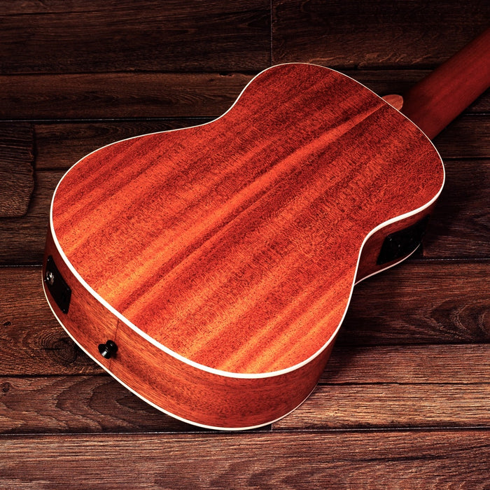 Barnes & Mullins Bass Ukulele - Electro Acoustic Mahogany - Guitar Warehouse