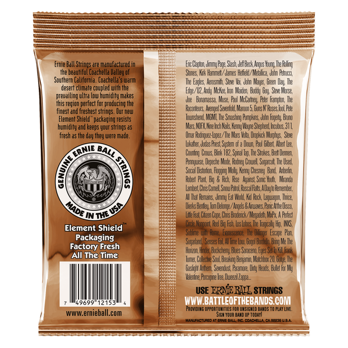 Ernie Ball Earthwood Phosphor Bronze 12 String Acoustic Strings - LIGHT 9 - 46 - Guitar Warehouse