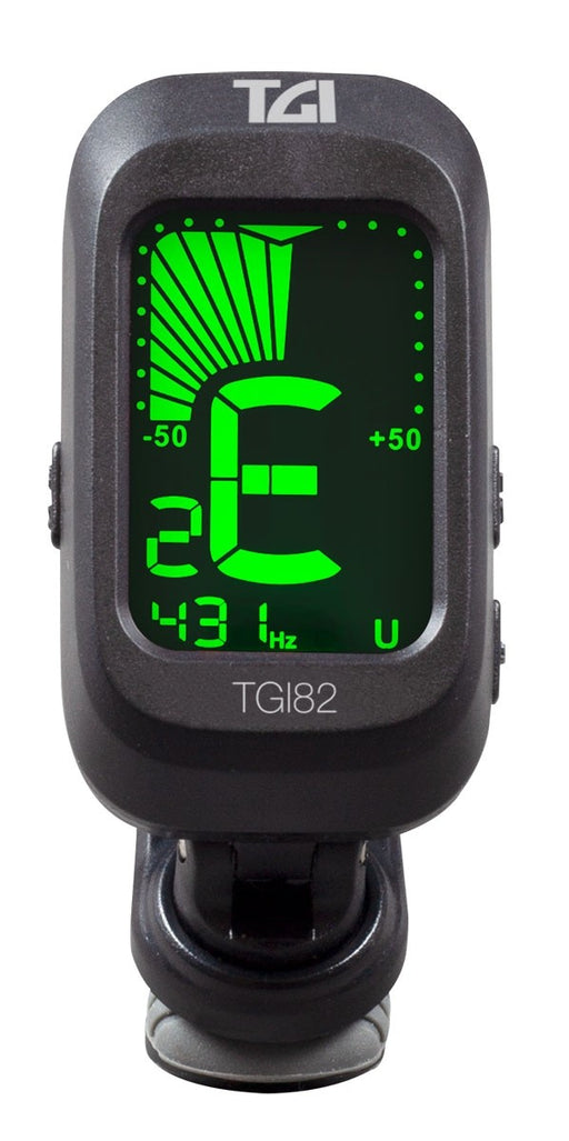 TGI CHOMATIC TUNER DIGITAL CLIP ON for Guitar, Bass, Violin, Ukulele. - Guitar Warehouse